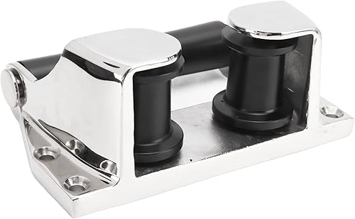 Miniatura 5 de JUOPZKENN Rodillo de anclaje para barco, rodillo de plomo de lancha de acero inoxidable 316, accesorios de anclaje para marinos