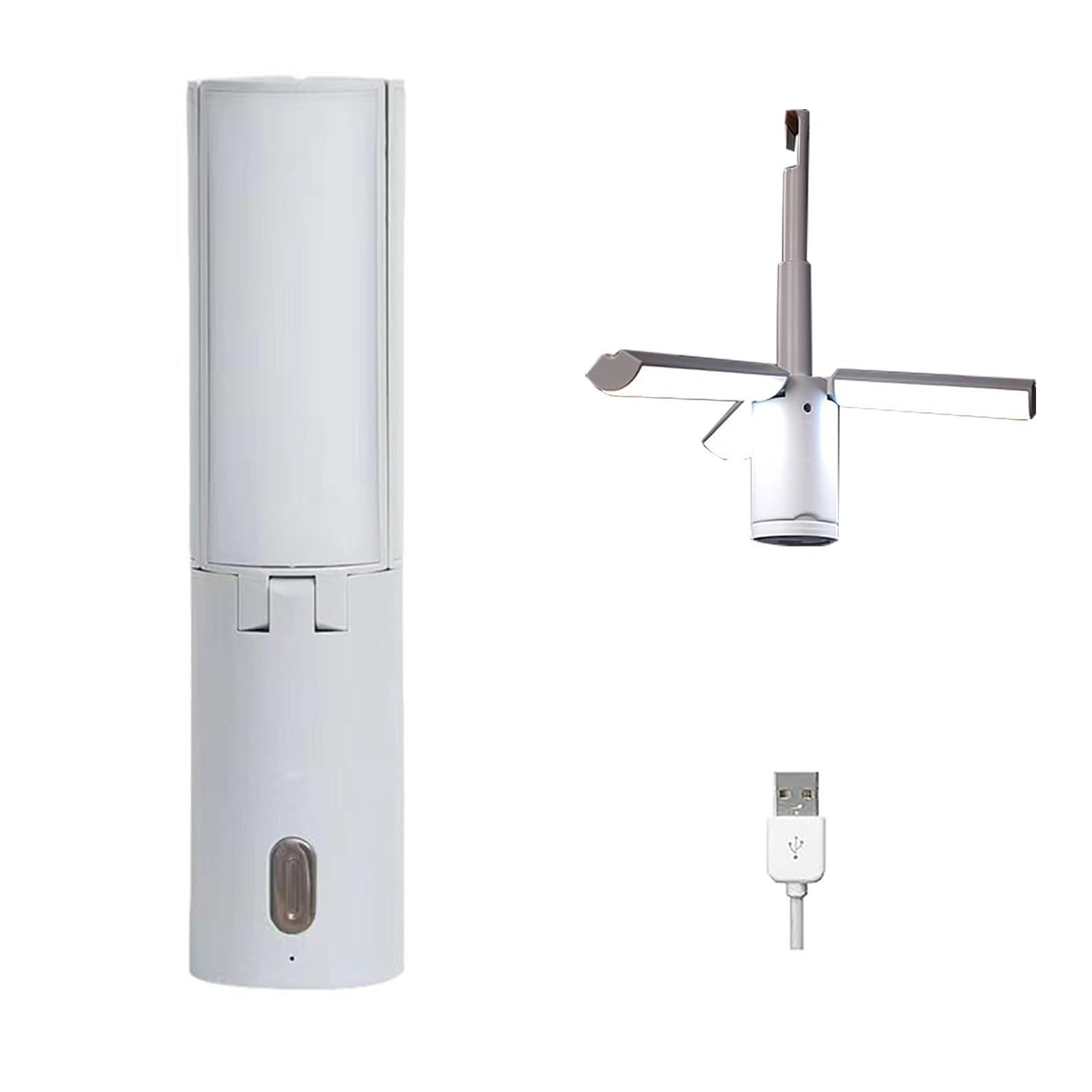 – Folding Led Camping Light Flashlight, With 3 Modes, Brightness Infinitely Adjustable 4000Mah Usb Rechargeable And Foldable Waterproof Tent