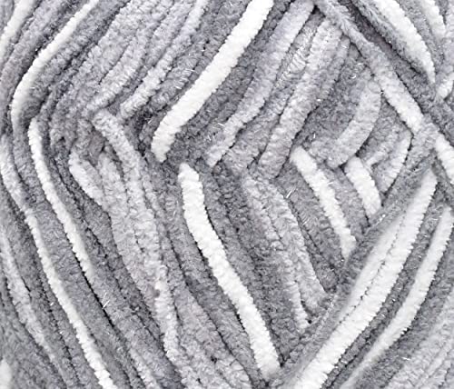 Image of Vard hman Blanket Yarn Multi Grey WL 400 gm Thick Chunky Knitting Wool Yarn. RKA