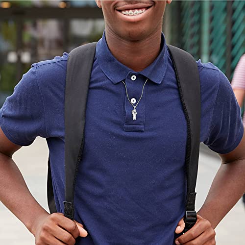 Claddagh Gold .925 Sterling Silver Christian Saint Jude Thaddeus Patron Saint of Lost Causes Pendant Necklace | Available in Sizes S/M/L/X-L4