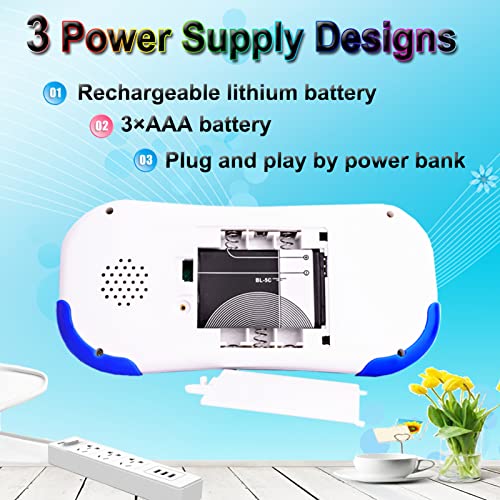 Beijue Handheld Games for Kids Adults 3.0'' Large Screen Preloaded 218 Classic Retro Video Games Seniors Rechargeable Electronic Game Player Birthday Xmas Present (Blue) - Image 4