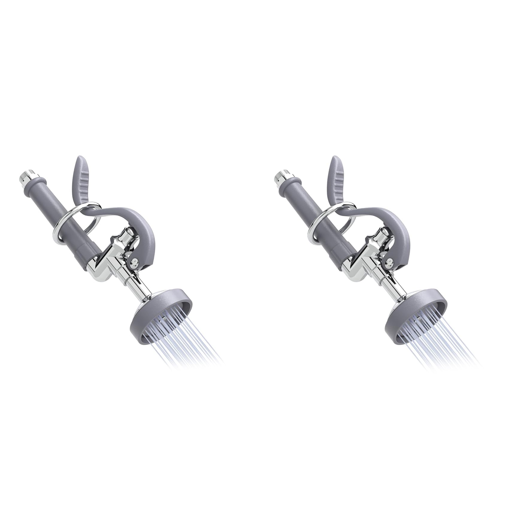 Tuesoa 2X Sink Sprayer, Pre Rinse Sprayer for Commercial Kitchen Sink Faucets, 1.42 GPM Sprayer Valve Dish Sprayer Nozzle