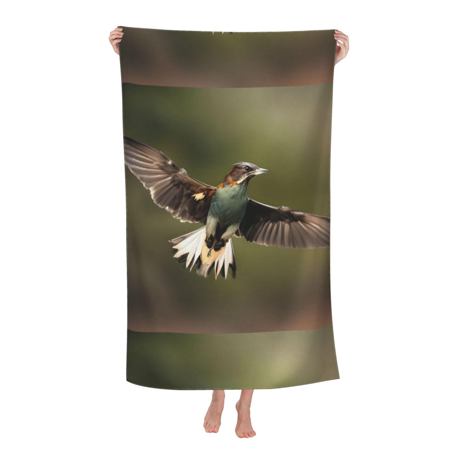 Cbaaghh Hunting Flying-Wild Print Adult Beach Towels,Beach & Pool Towel,Beach Towels,Towels For Camping