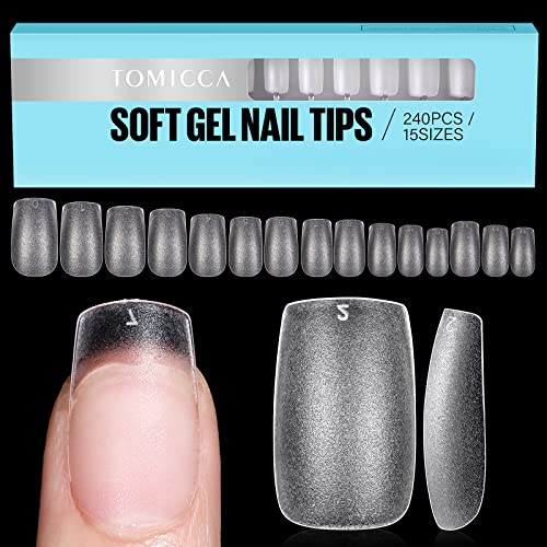 TOMICCA Short Square Nail Tips - Image 4