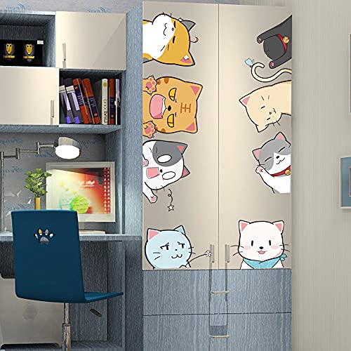 Vinilos Decorativos Gatos 8 Piezas Adhesivos para Pared miniatura 3