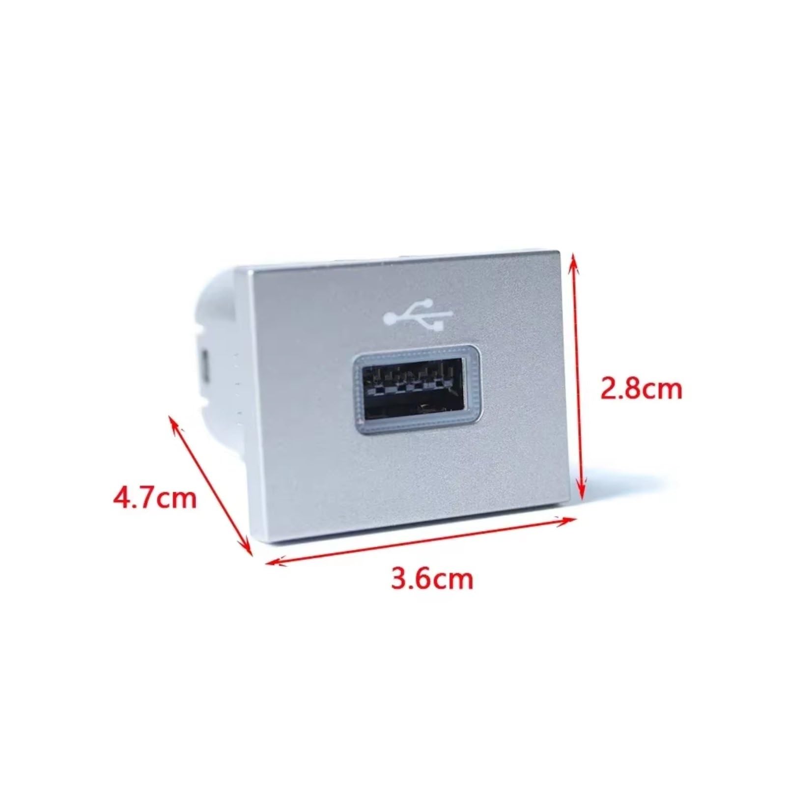 Konsole USB-Buchse Kompatibel Mit Ford Für Focus 2 Für Mk2 2009–2011 Auto Dual Für Typ-C Schnellladegerät Schnittstellenbuchse Mobiltelefon USB-Ladeanschluss