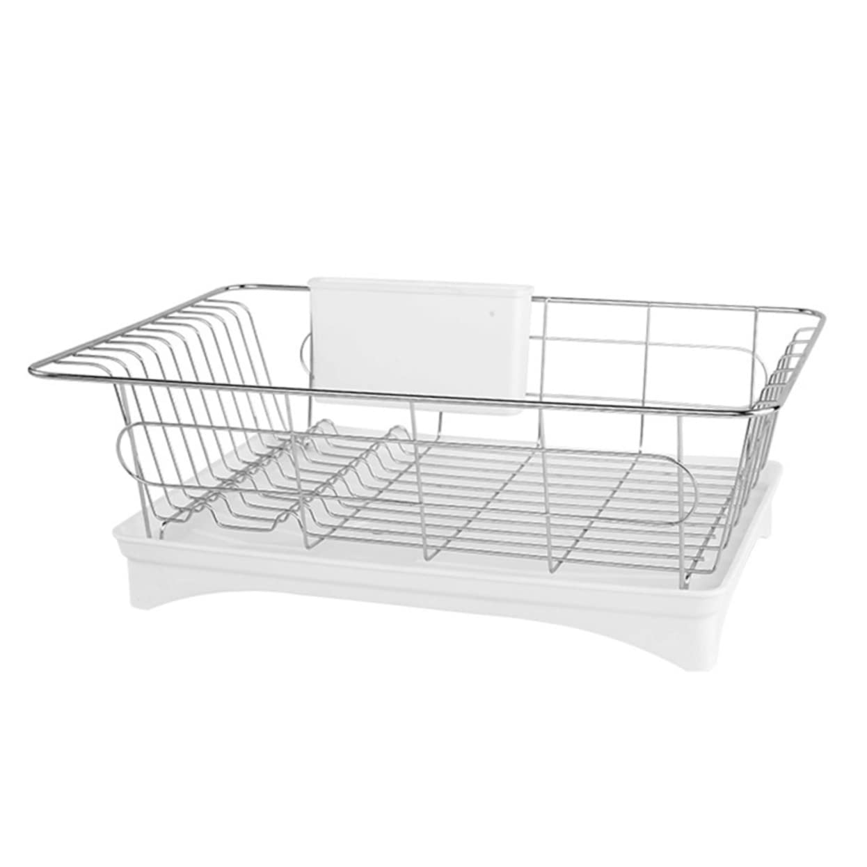 PRETYZOOM Juego De Escurridor De Utensilios Bandeja De Drenaje Soporte Para Platos Colador De Platos