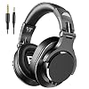 Bopmen Y71 Casque de studio filaire pliable avec SharePort, son basse stéréo Noir Pour écoute, enregistrement, clavier, guitare, amplificateur, DJ, téléphone portable