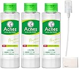 メンソレータム アクネス Acnes 薬用 化粧水 180ml ポンプヘッド おまけ付き (パウダー化粧水３個＋ポンプ１個)