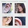 14K Gold Filled Small Hoop Earrings for Cartilage ... #5