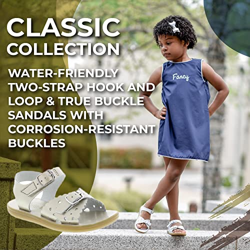 Image of FOOTMATES Ariel and Eco-Ariel Waterproof Sandals for Girls and Boys with Slip-Resistant, Non-Marking Outsoles and Strap Closure