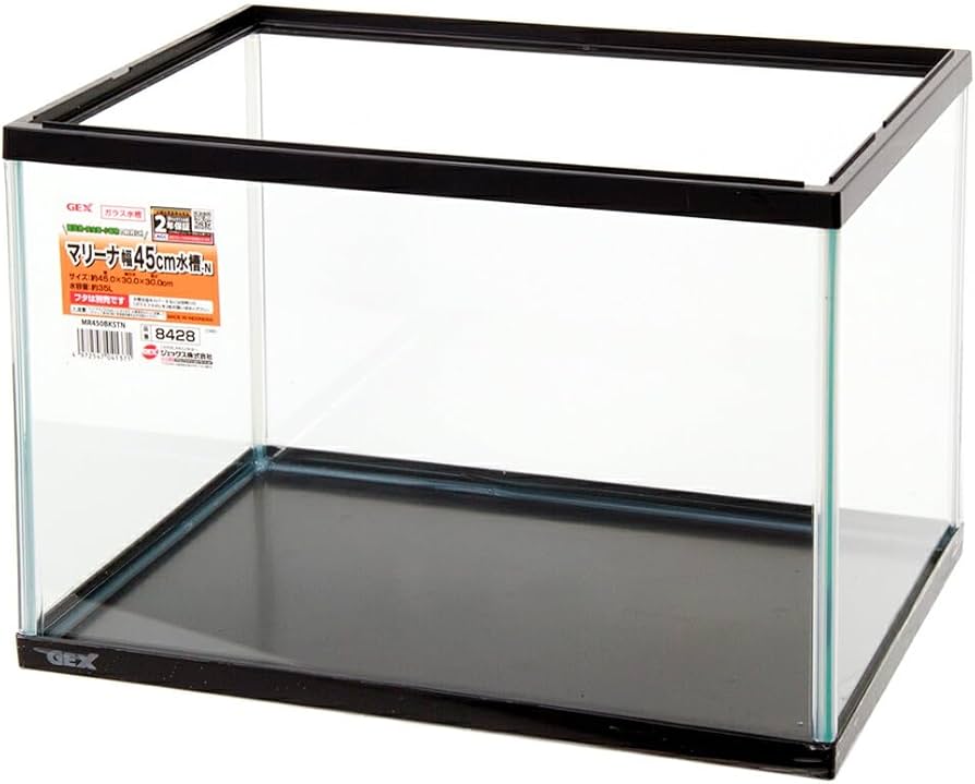 Amazon.co.jp: ジェックス GEX AQUARIUM マリーナ幅45cm水槽 MR450BKST