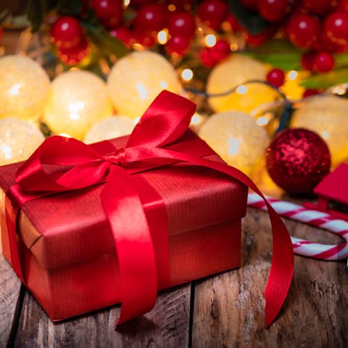 Image of Double Face Satin Ribbon 2 inch X 25 Yards Polyester Red Ribbon for Gift Wrapping Very Suitable for Weddings Party Hair Bow Invitation Decorations and More