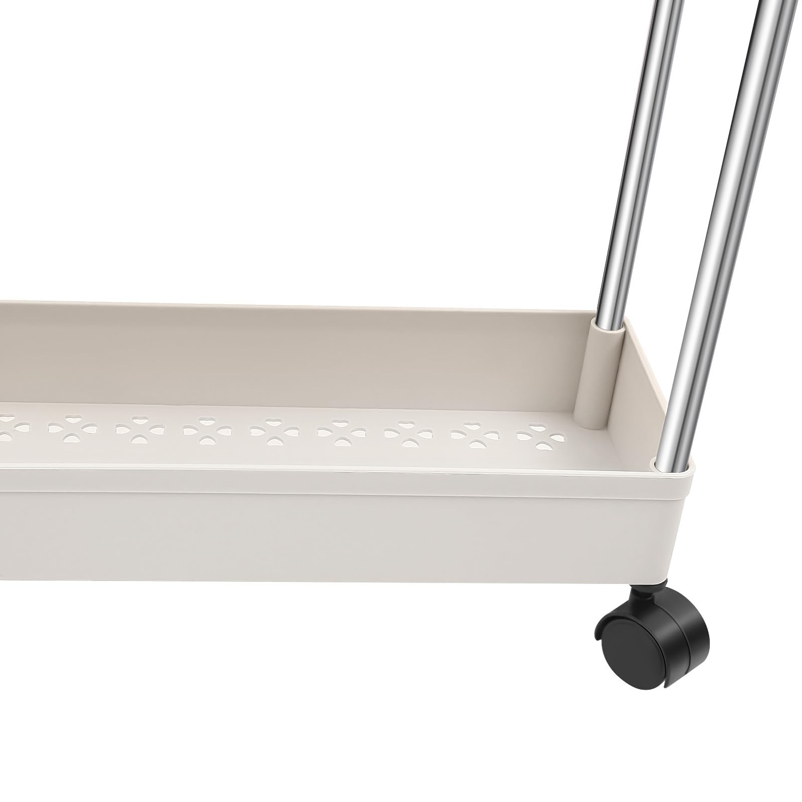 Carrello per nicchia da cucina a 3 livelli, con nicchia su ruote, per cucina, ufficio, bagno