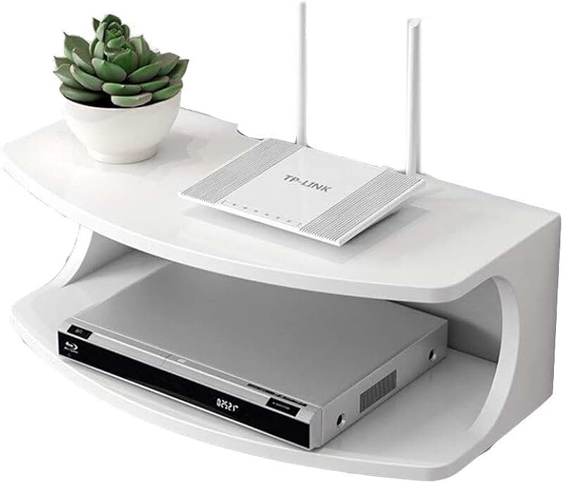 cable box wall shelf