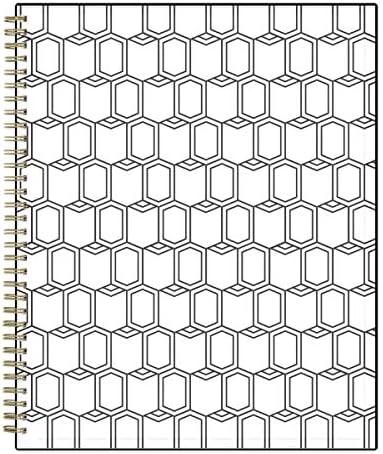Blue Sky 2021 Weekly & Monthly Appointment Book & Planner, Flexible Cover, Twin-Wire Binding, 8.5" x 11", Sheridan Black (125893)