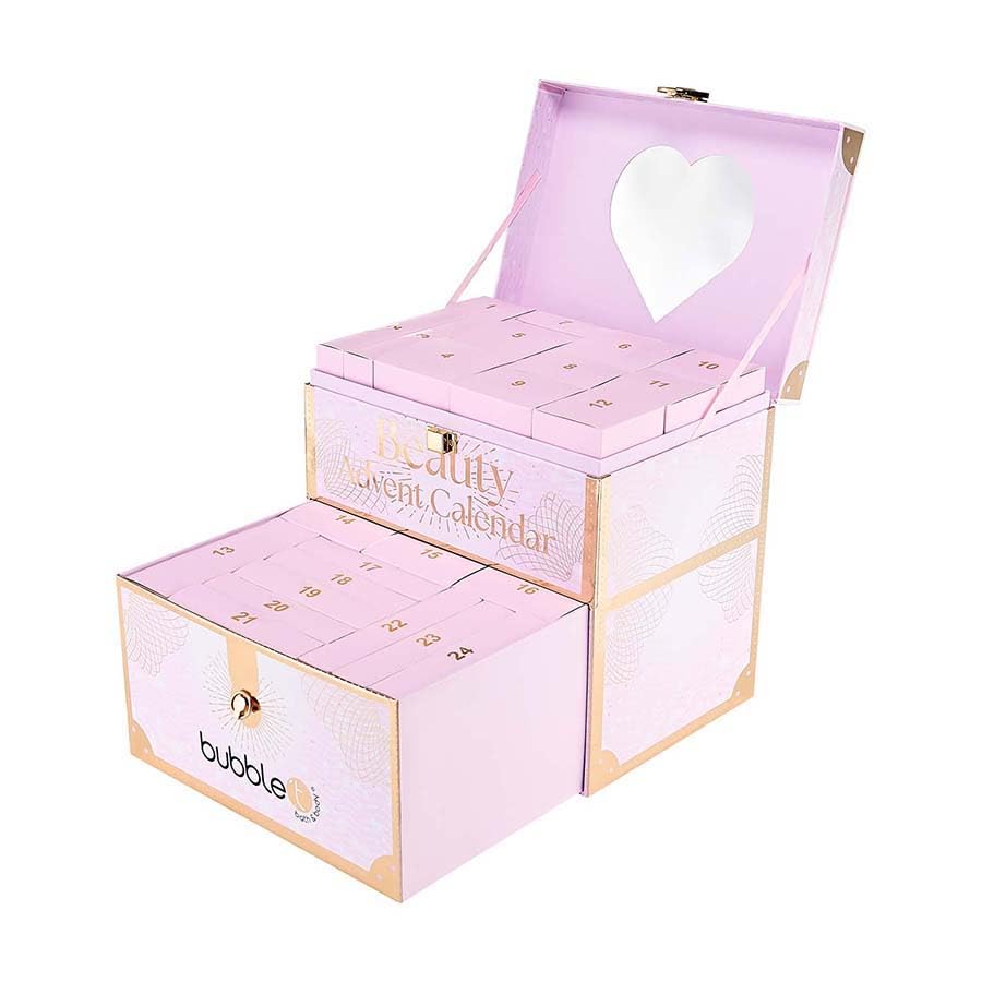 Bubble T Beauty Advent Calendar 2025 - 24 Luxury Bath & Body Surprises, Pink, 2.5 kilograms - Image 4