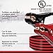Cartman 8 Gauge 12 Feet Jumper Cable Heavy Duty Booster Cables with Carry Bag