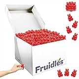 Fruidles Wild Cherry Gummi Bears Candy, Fruit Flavors Gummies, Allergy Friendly, Non-GMO, No Artificial Sweeteners (5 Pounds Bag)