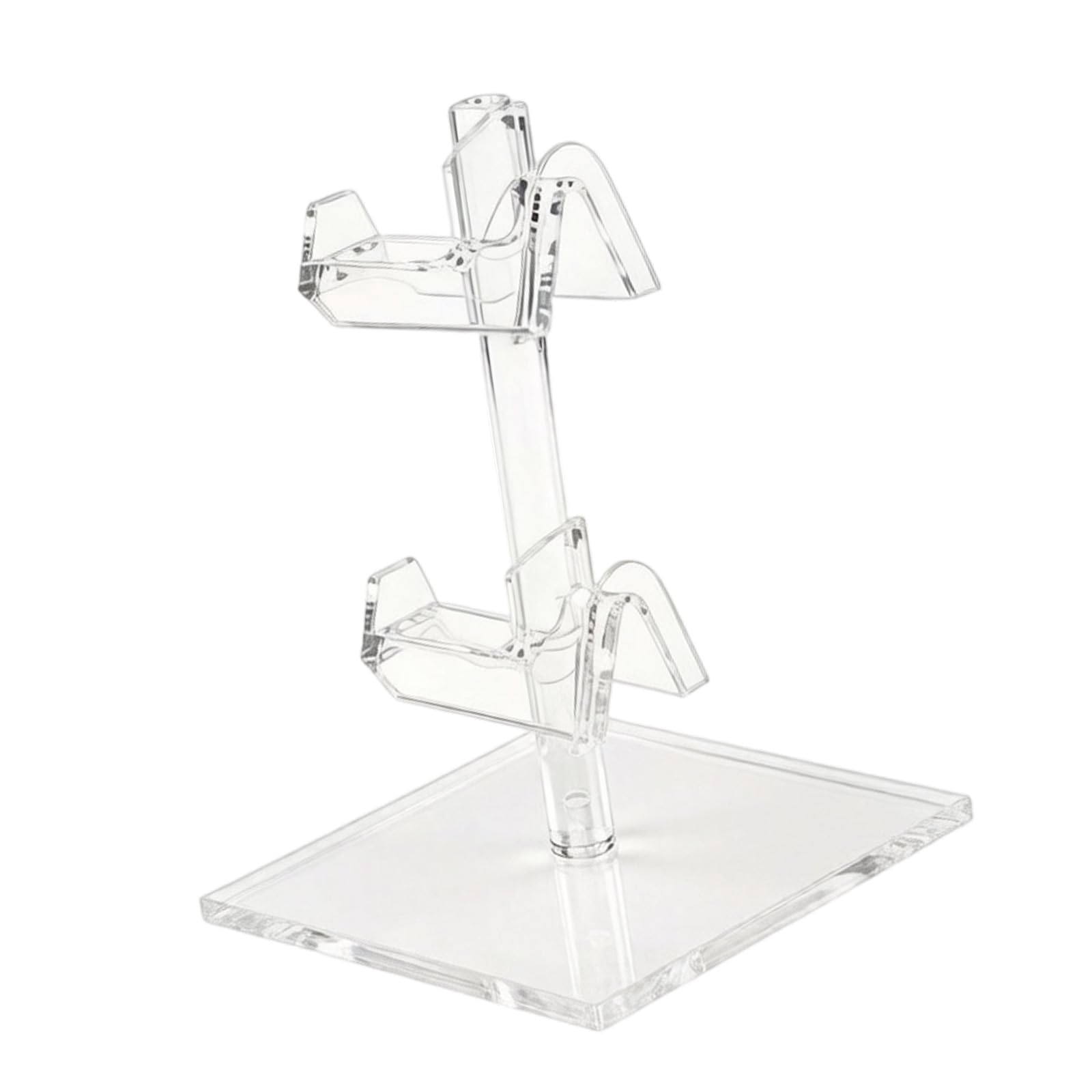 Zxfdsfdbnm Modern Tiered Glasses Rack Acrylic Home Decor Storage Organizer Easy Assemble Acrylic Shelf for Neat Arrangement Clear Shelf for Glasses