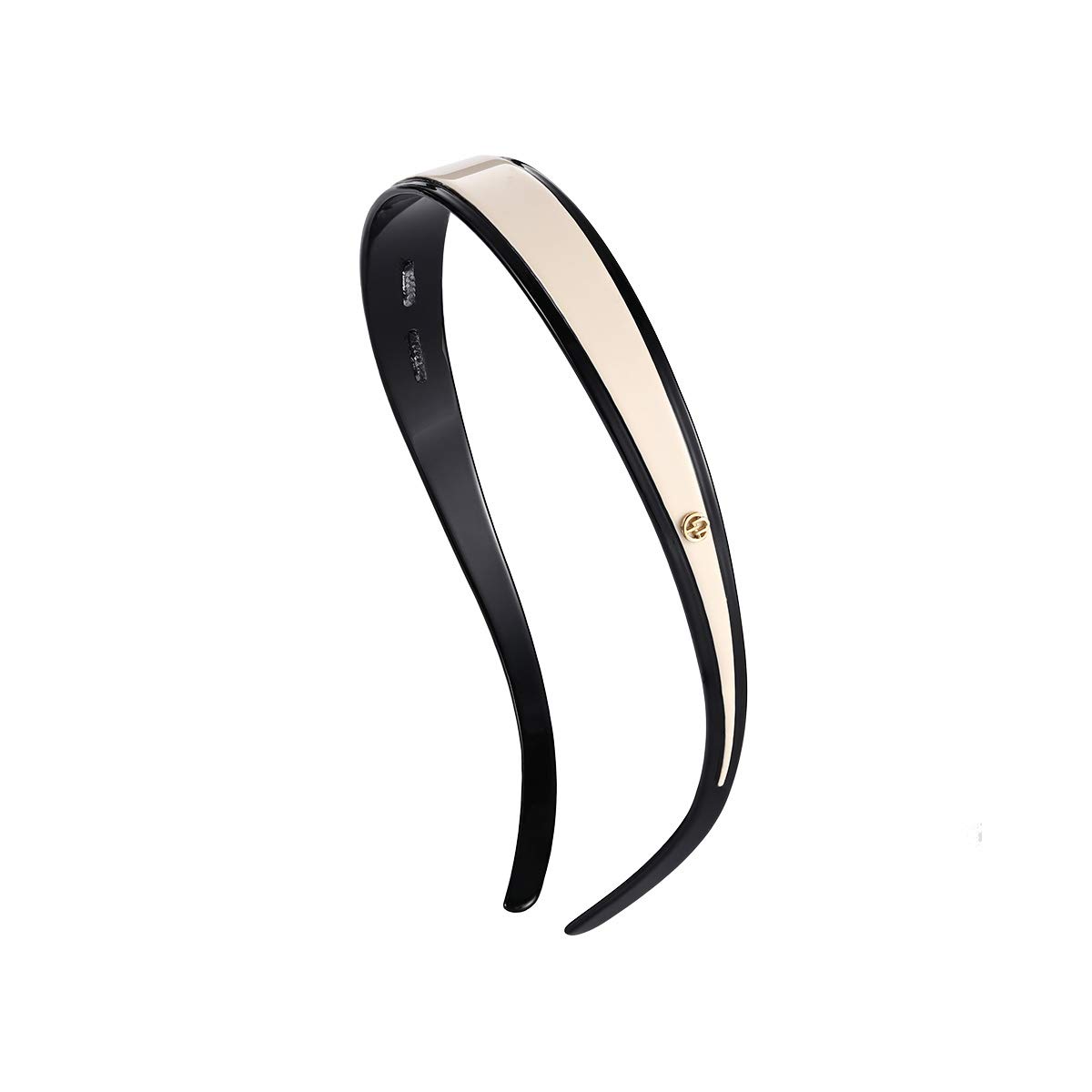 EVITA PERONI Headband for Glasses Black & Off White Non-Slip