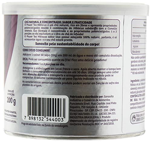 Power Tea - 200G Uva - Sanavita, Sanavita, 200 G