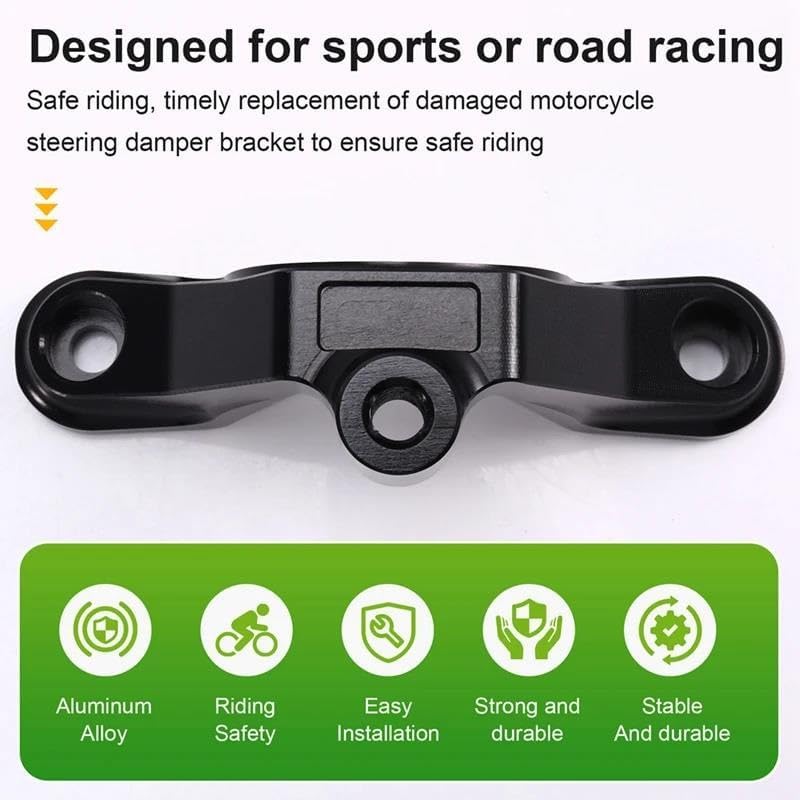 に適合する忍者 ZX-6R ZX6R 2013-2025 ステアリングダンパーホルダー