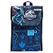 Jurassic World Backpack Combo Set - Jurassic Park Boys' 6 Piece Backpack Set - Jurassic World Backpack & Lunch Kit (Black)