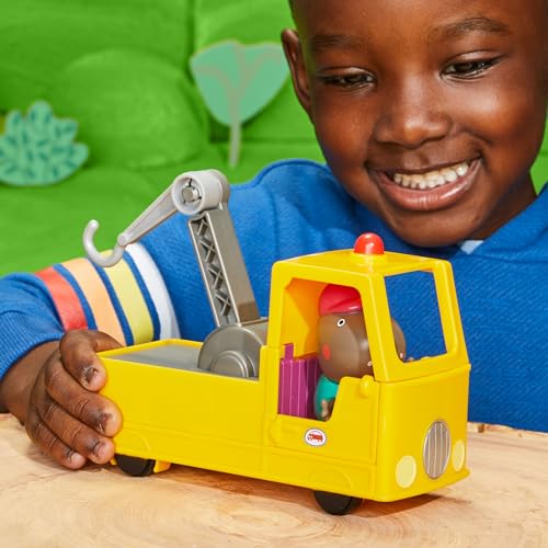 Hasbro Peppa Pig Opa Kläffs Abschleppwagen, Spielzeugauto mit Abschlepphaken und Spielfigur um Autos zu ziehen, für Kinder ab 3 Jahren – Ansicht 5