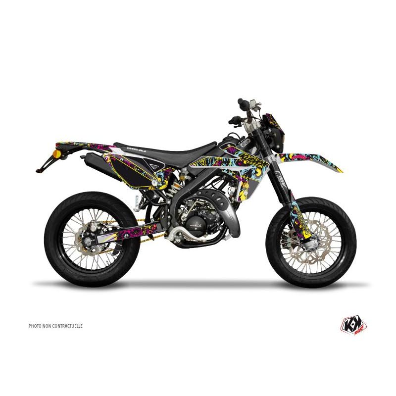 Kit Deco Rieju Mrt 50 KUTVEK Zombies Colors pour carrosserie moto 50cc
