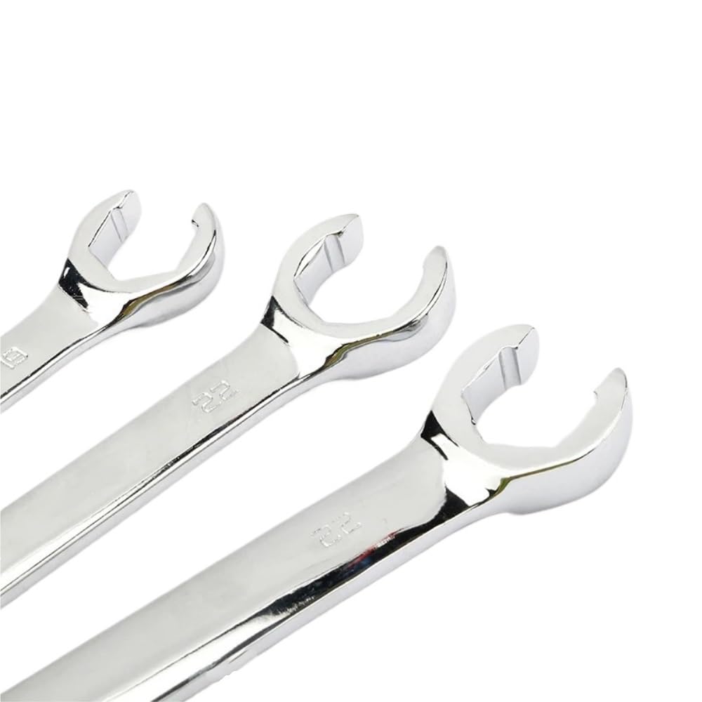 6-28MM Oil Pipe Flare Nut Wrench - Double Head Spanner, High Torque,Open-end Brake Spanner For Car Repair(25-28)