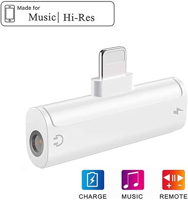 Adattatore jack per cuffie per iPhone Adattatore 3 5 Aux Audio Stereo Cuffie Splitter per iPhone X XS XR 7 7Plus 8 8Plus Ricarica Connettore per cuffie Supporto iOS Adattatore jack per cuffie per iPhone Adattatore 3 5 Aux Audio Stereo Cuffie Splitter per iPhone X XS XR 7 7Plus 8 8Plus Ricarica Connettore per cuffie Supporto iOS