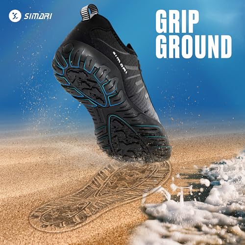 Image of SIMARI Mens Womens Water Shoes Sports Quick Dry Barefoot Diving Swim Surf Aqua Walking Beach Yoga
