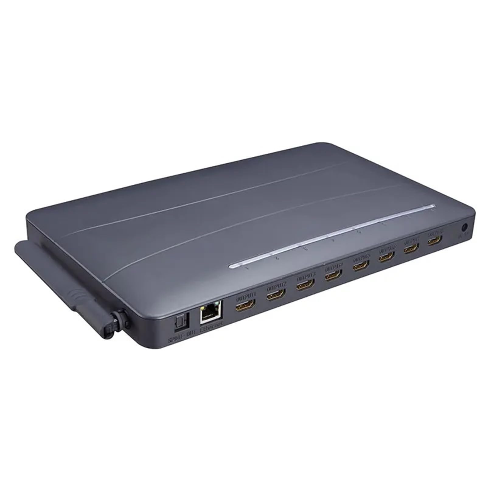 Reproductor de Video Multimedia HD 4K 8 vías, Compatible con HDMI, Reproductor Disco Duro for TV 4, Pulgadas, Caja fácil de operar