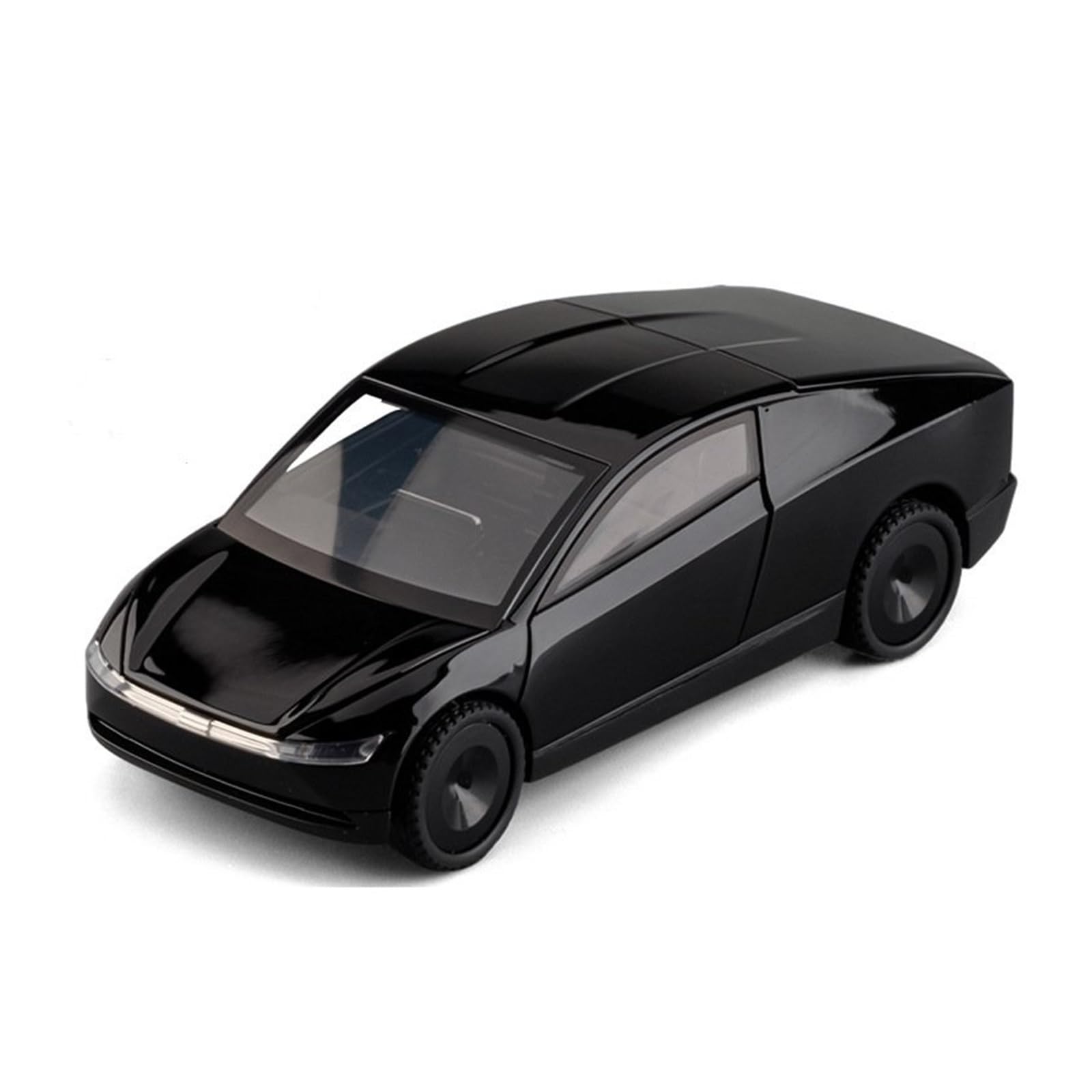 Btwodian Scale Model Car 1:32 For Tesla For Robotaxi Alloy Metal Diecast Model Car Collections(Black)