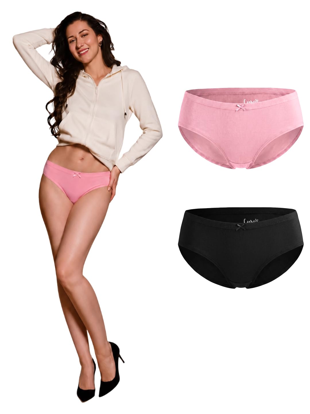 lyra Women’s Micro Modal AeroComfi Panty | Ultra Soft Breathable Stretch Fabric | Premium Comfort Fit with High Coverage & Durable Waistband | Pack of 3-picture-15