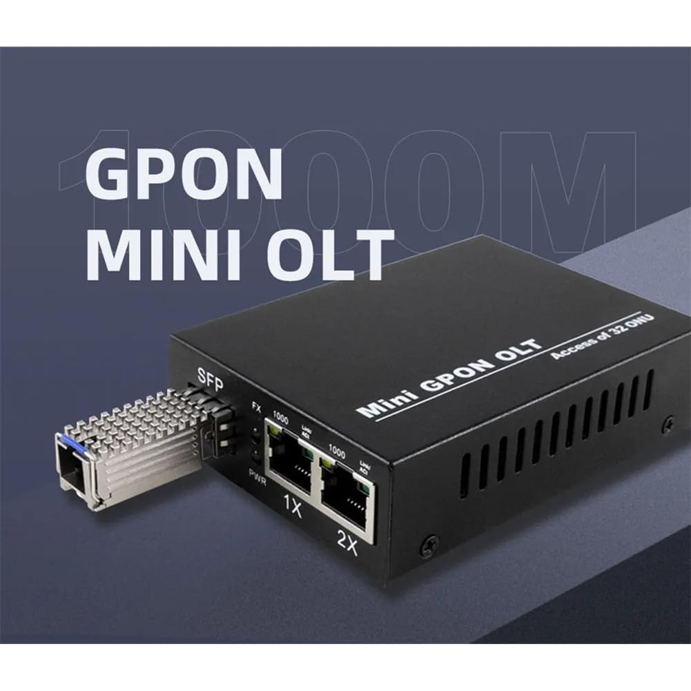 Einzelport GPON OLT Stick 1 GPON 2X 1,25G Unterstützt 32 ONU Uplink Tragbare Faser für FTTH