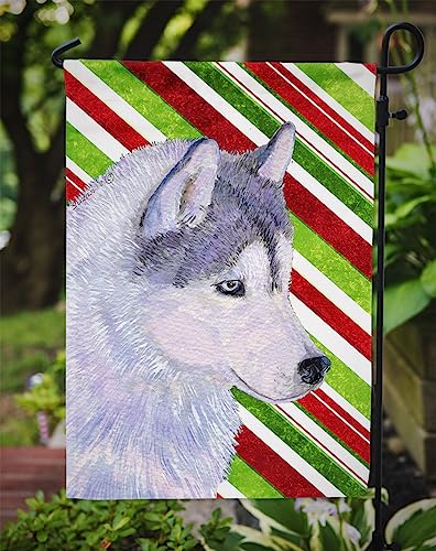 Drapeau Husky Sibérien cadeau idéal Noël extérieur