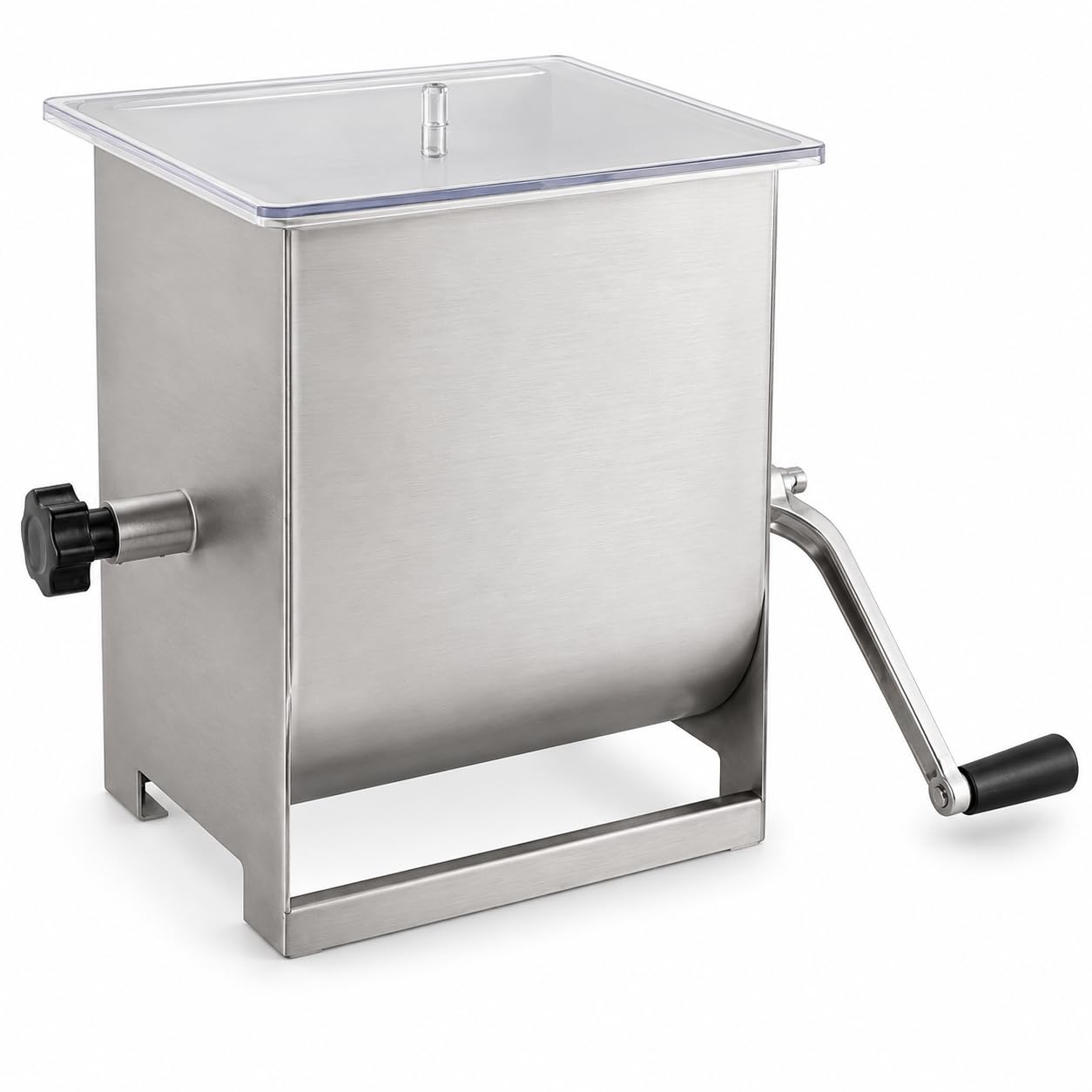 44 lb Manual Meat Mixer by Glownary – Regular, 44.0 pounds, Metal, Silver, Model 554bsmm44