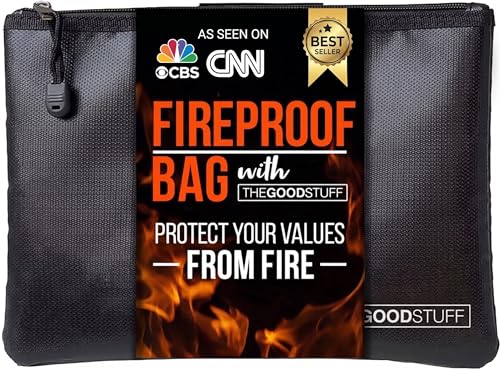 Fireproof Money Bag for Cash and Documents