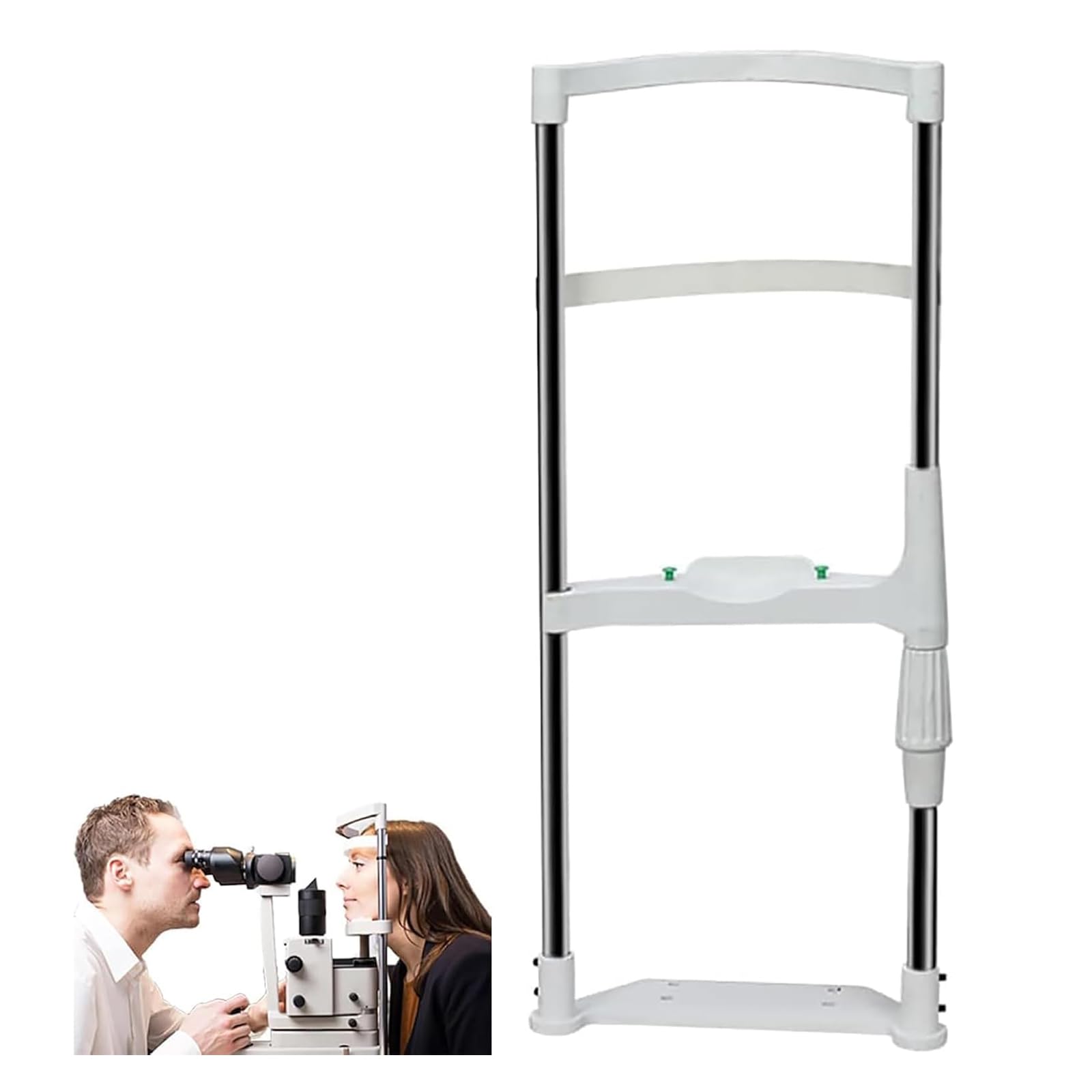 Support de menton pour instruments optiques éliminant les mouvements du patient
