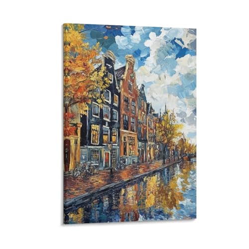 Tableau Venise impression sur toile 40x60cm pour déco de salon