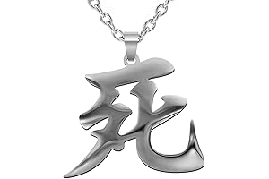 Death Kanji Necklace: The Perfect Accessory for the Enigmatic Wanderer