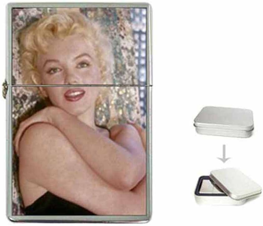 Marilyn Monroe Starry Eyes New Flip Top Lighter with Gift Tin