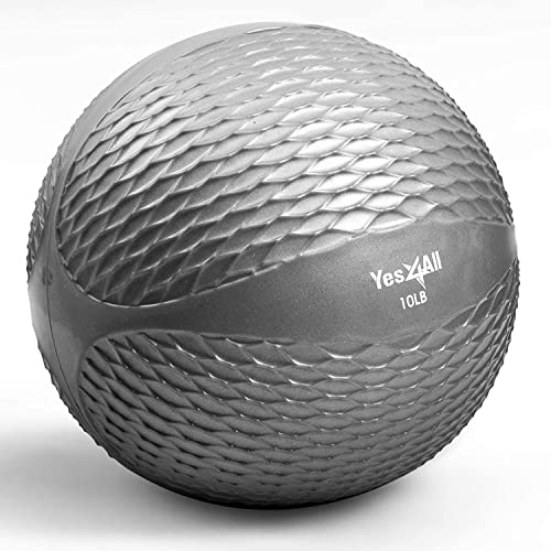 Image of Yes4All Weighted Toning Balls for Exercise, Soft Medicine Balls for Exercise, Pilates, Yoga, Balance, Flexibility, 2-10lbs