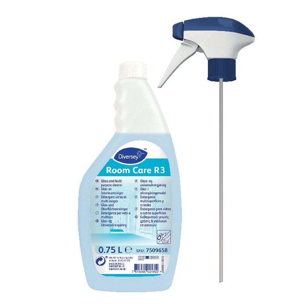 Diversey - Room Care R3 - Glass Cleaner - Streak-Free - 750ml
