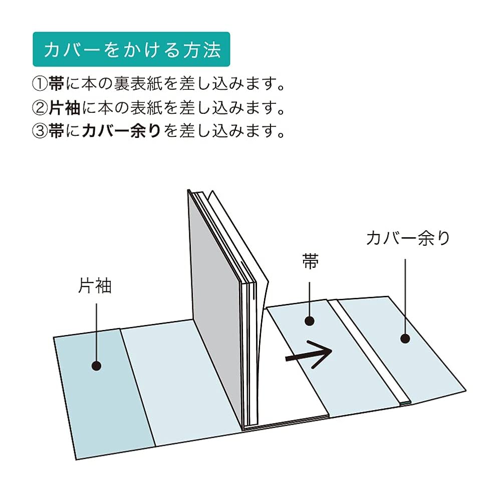 ナカバヤシ 抗ウイルス ブックカバー 四六/文芸書サイズ IF-3057