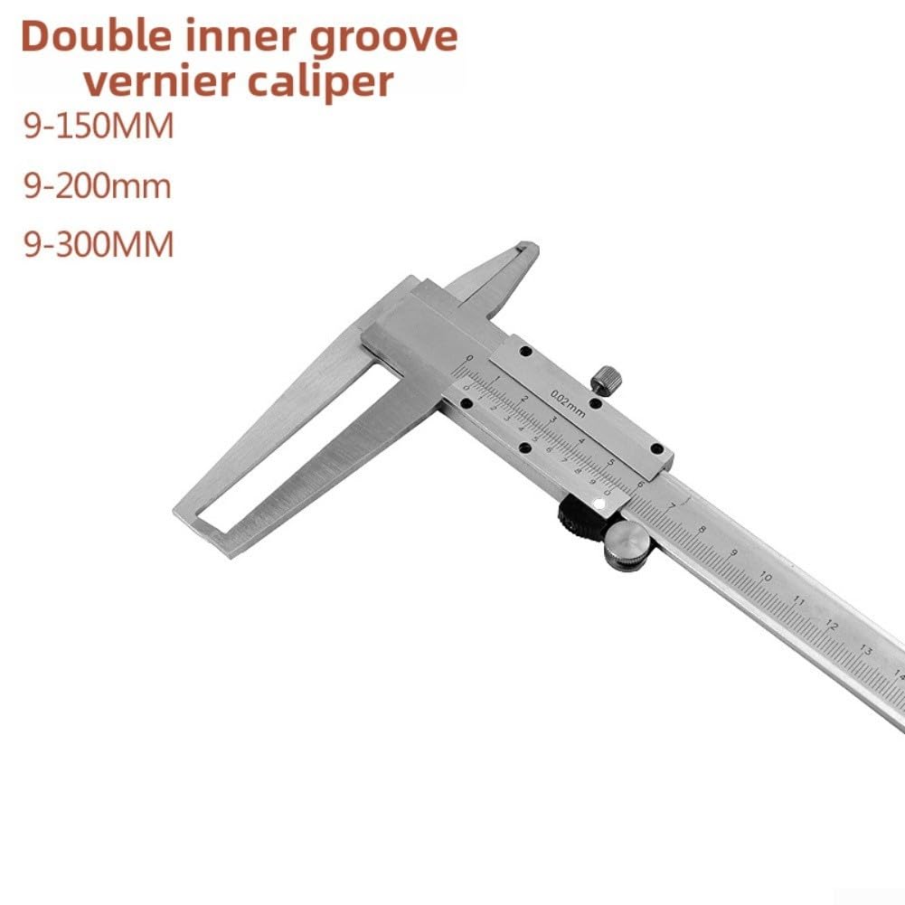 Calibrador digital de acero inoxidable instrumento medidor de profundidad preciso 9-300 mm para proyectos de bricolaje (9-150 mm)