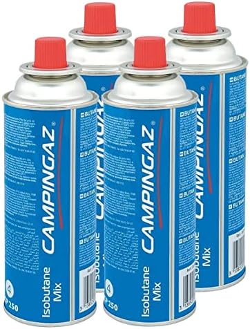 Campingaz Isobutane Mix Lot de 4 cartouches de gaz à valve CP 250