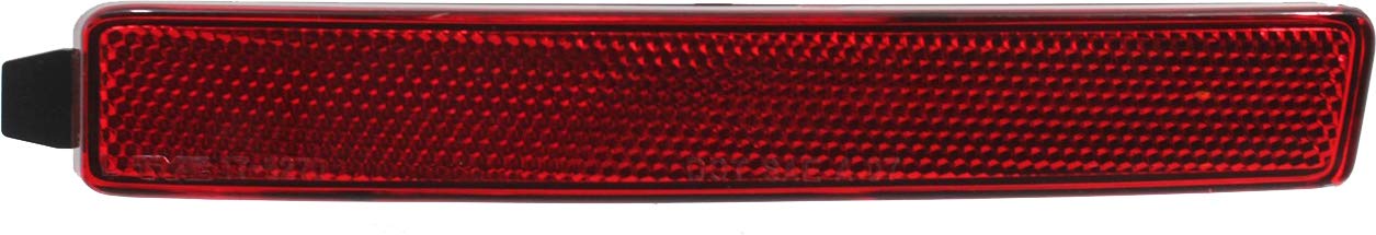 Evan Fischer Bumper Reflector Rear, Driver Side Compatible with 2009-2012 Chevrolet Traverse GM2830100